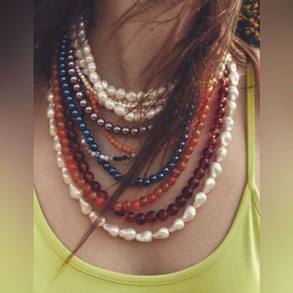 Bohemian necklace N1035 - Picture 1 of 4